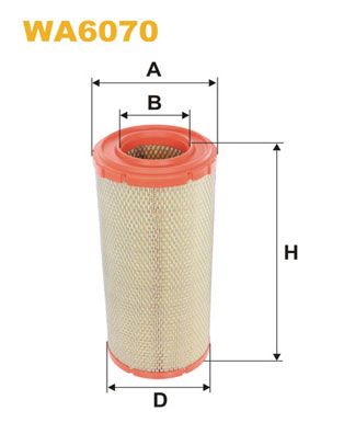 WIX FILTERS Ilmansuodatin WA6070